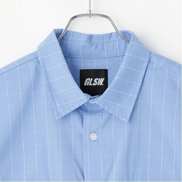 【大人向けサイズあり】【FORGETNEVER】チェック半袖シャツ_GLSW／グラソス（GLAZOS）