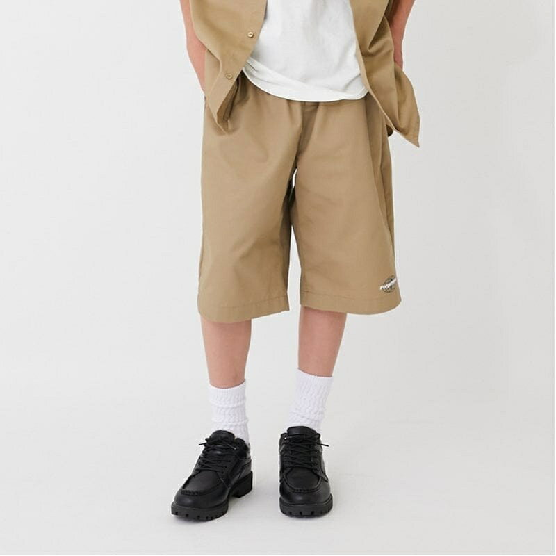 Cotton Pants - 【大人向けサイズあり】【FORGETNEVER】【セットアップ対応】T/Cツイルワークハーフパンツ_／グラソス（GLAZOS）