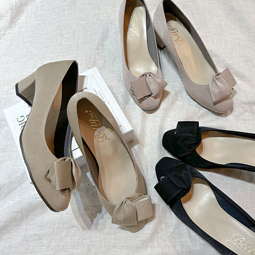 【25秋冬新作】ビッグリボン 2way パンプス／ベティクラブ（BETTYCLUB）