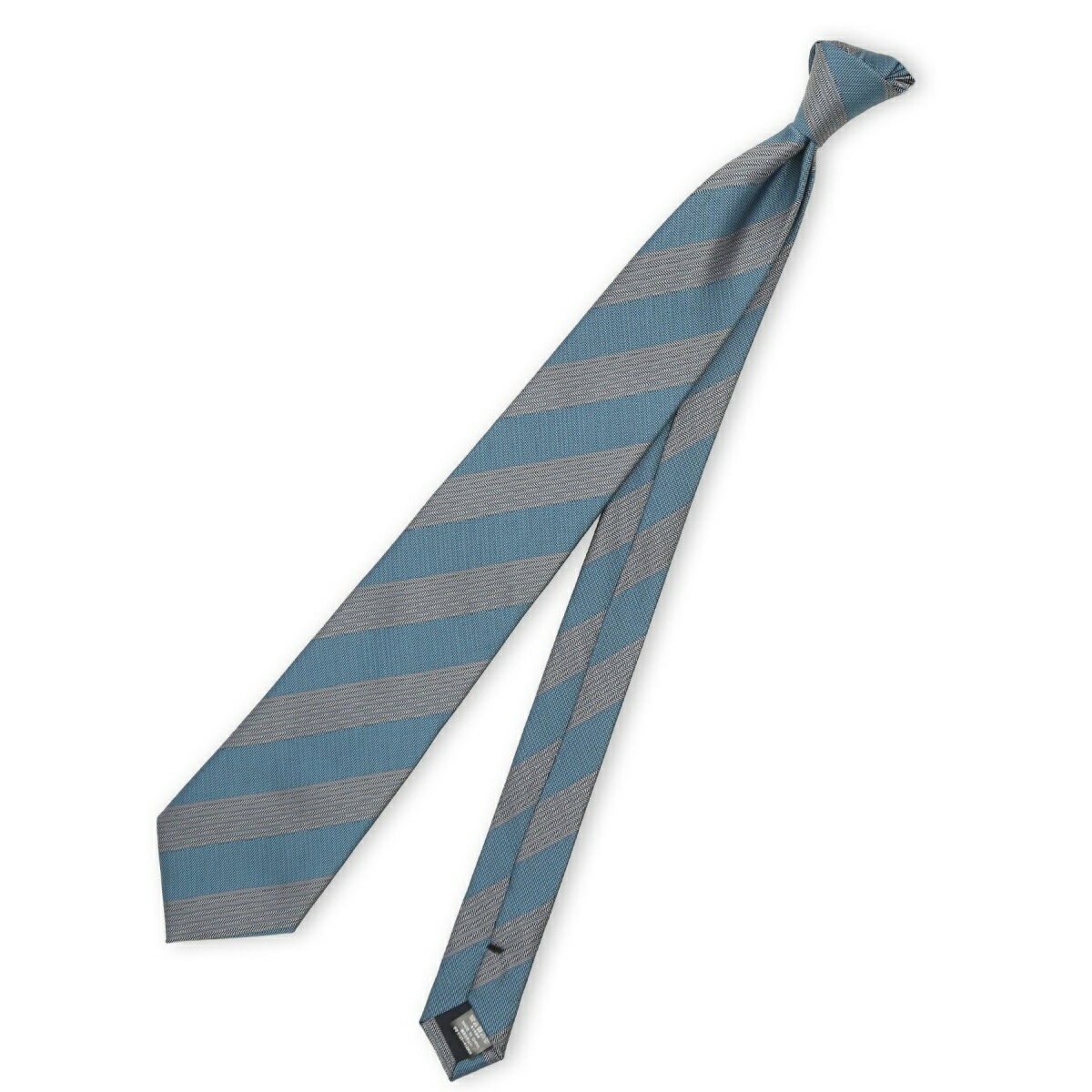 [型番：110305089110523]タカキューメンズ/TAKA-Q:MENシルク混 ストライプ柄 レギュラータイ 8.0cm幅■素材特徴経糸シルク・緯糸ポリエステルで織りあげた生地を使用しています。シルクの上品な光沢感とポリエステルの耐...