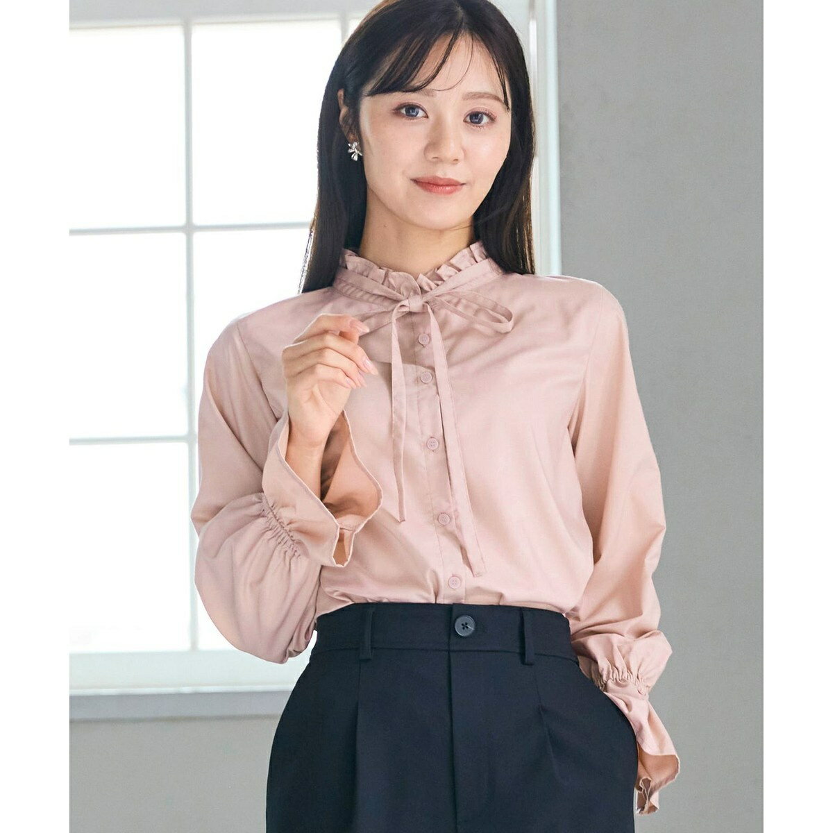 リボンディテール ブラウス／フェルウ（Feroux）