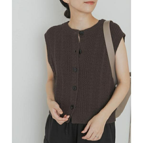 ミニブークレニットベスト／アーバンリサーチ ドアーズ（URBAN RESEARCH DOORS）