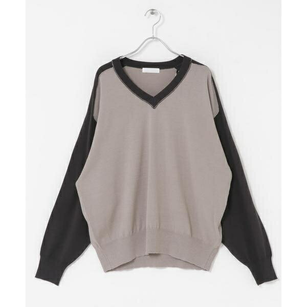 ハイショクVネックニット／センスオブプレイスバイアーバンリサーチ（SENSE OF PLACE）
