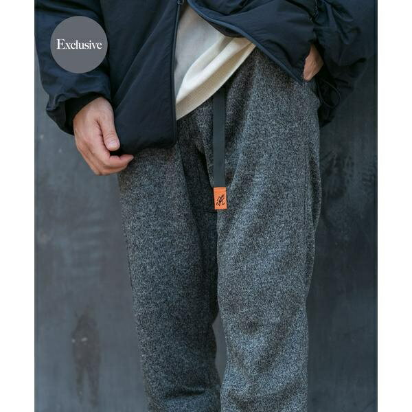 『XLサイズあり』『別注』Gramicci ボンディングフリースジョガーパンツ／アーバンリサーチ ロッソ（URBAN RESEARCH ROSSO）