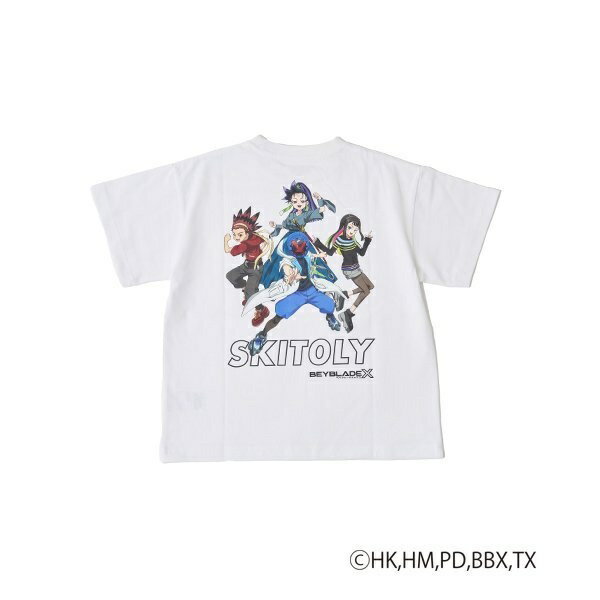 【SKIT0LY】【BEYBLADE X】プリント半袖Tシャツ／グラソス（GLAZOS）
