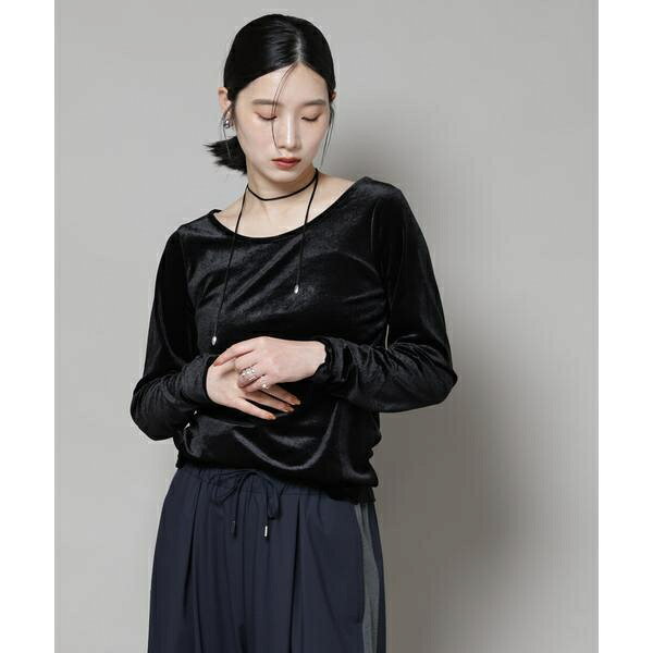 前後2wayベロアカットトップス(セットアップ可)／ナノユニバース（NANO universe） 0101marui-13018419 丸井(マルイ)楽天市場店 サンプル画像2