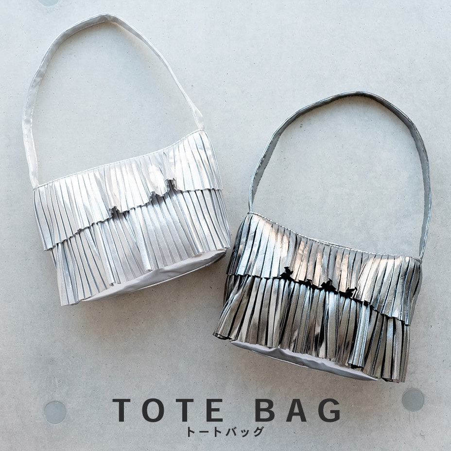 プリーツ ワンハンドルバッグ／ポルカポルカ（polka polka）(4.0)