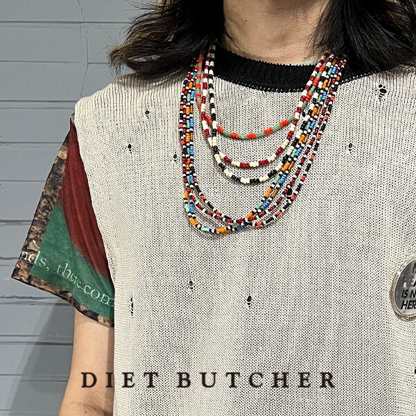 Beads necklace collaboration with Adder DB82379101／ダイエットブッチャー（DIET BUTCHER）
