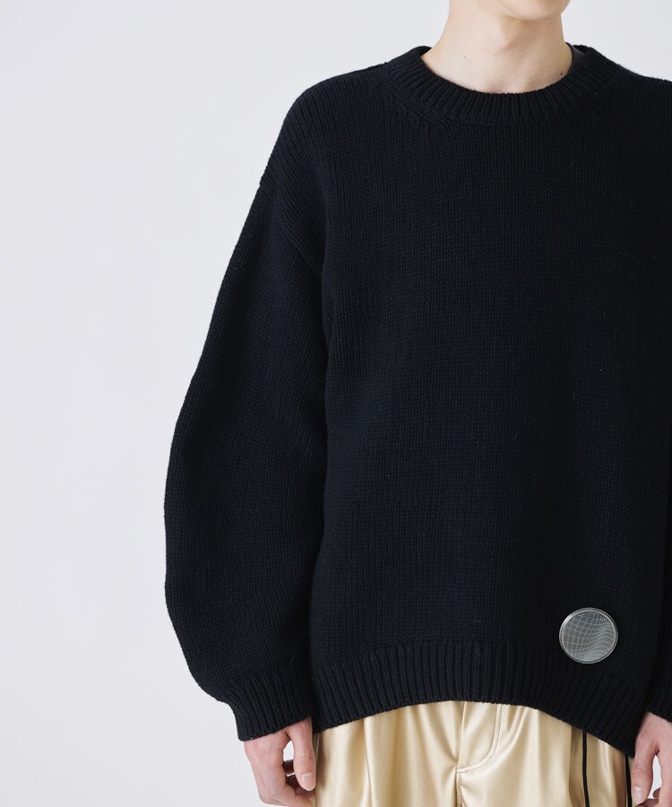 Carving sleeve knit pullover DB82386002／ダイエットブッチャー（DIET BUTCHER）
