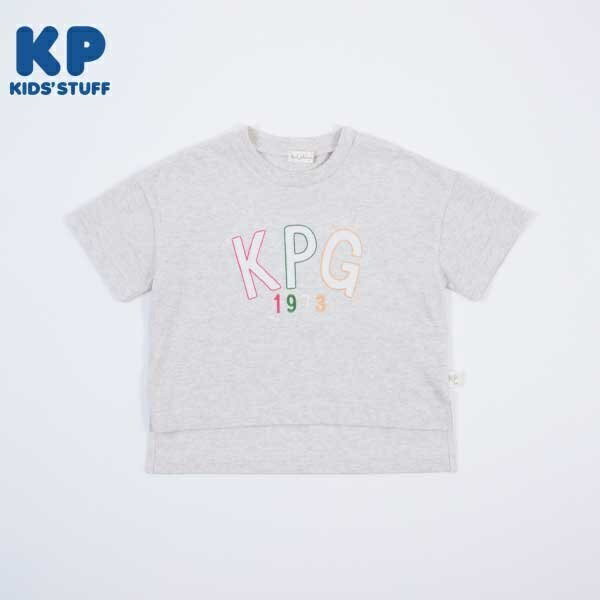 ロゴアップリケの半袖Tシャツ(130)／ケーピー（KP）
