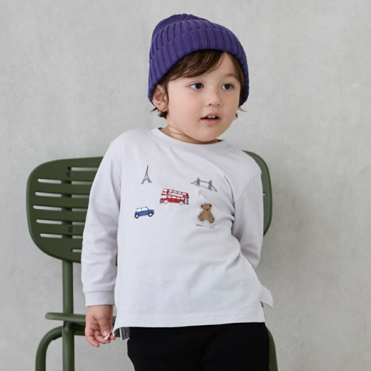 【プティプラ】BOYS長袖Tシャツ／プティマイン（petit main）のサムネイル