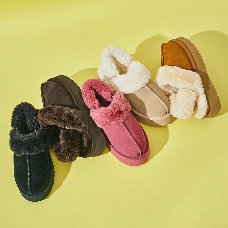 ふわふわあったか 本革【25秋冬新作】厚底ムートン2wayサンダル/51320／オリエンタルトラフィック（ORiental TRaffic）