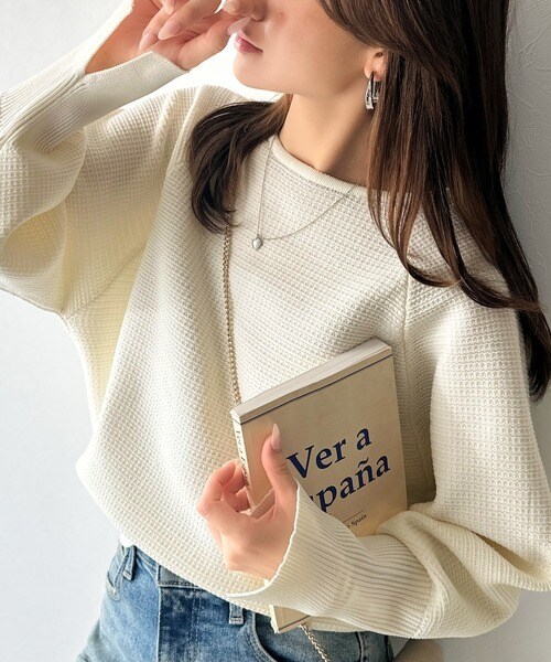 【25AW新作】着回し力抜群。前後2wayゆったりシルエットラグランニットカーディガン（長袖）／クラシカルエルフ（Classical Elf）