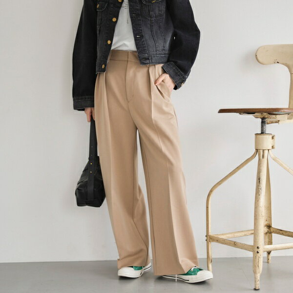 2タックワイドパンツ／ドゥ アルシーヴ（Doux archives）