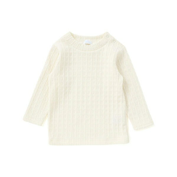 ケーブルニットTシャツ(70~90cm)／フィヨ デュ ベベ ルダクティオン（fillot de bebe reduction）