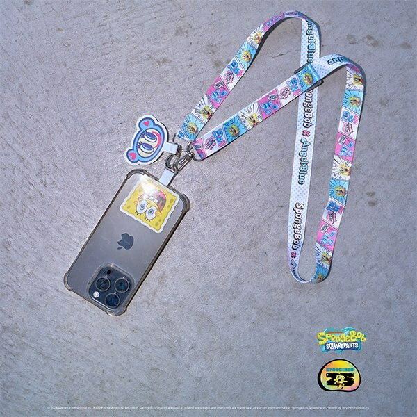 【スポンジ・ボブ】×【Angel Blue】スマホストラップ／ラブトキシック（Lovetoxic）