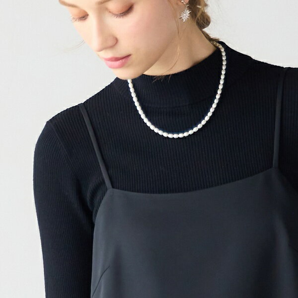 Cubic Zirconia - 【一部店舗・オンラインショップ限定】淡水パールショートマグネットネックレス／リリアンビューティ エクラ（Liliane Burty ECLAT）