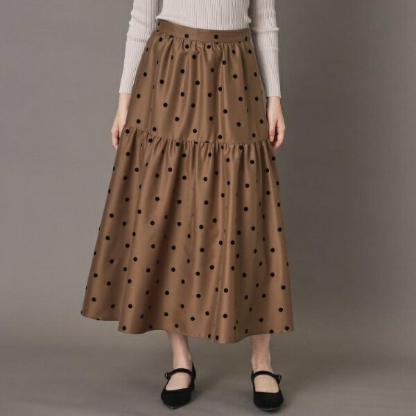 【CLASSY.12月号掲載】フロッキードットスカート／ドレステリア（DRESSTERIOR）