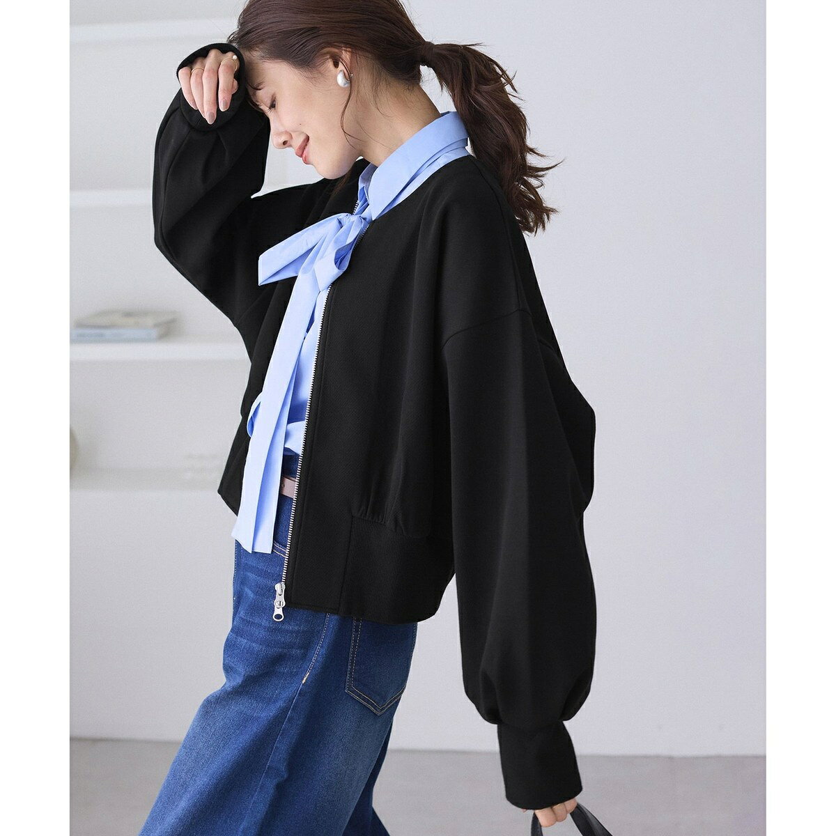 W-ZIPドルマンカットカーディガン／ロペピクニック（ROPE' PICNIC） 0101marui-13020879 丸井(マルイ)楽天市場店 サンプル画像2