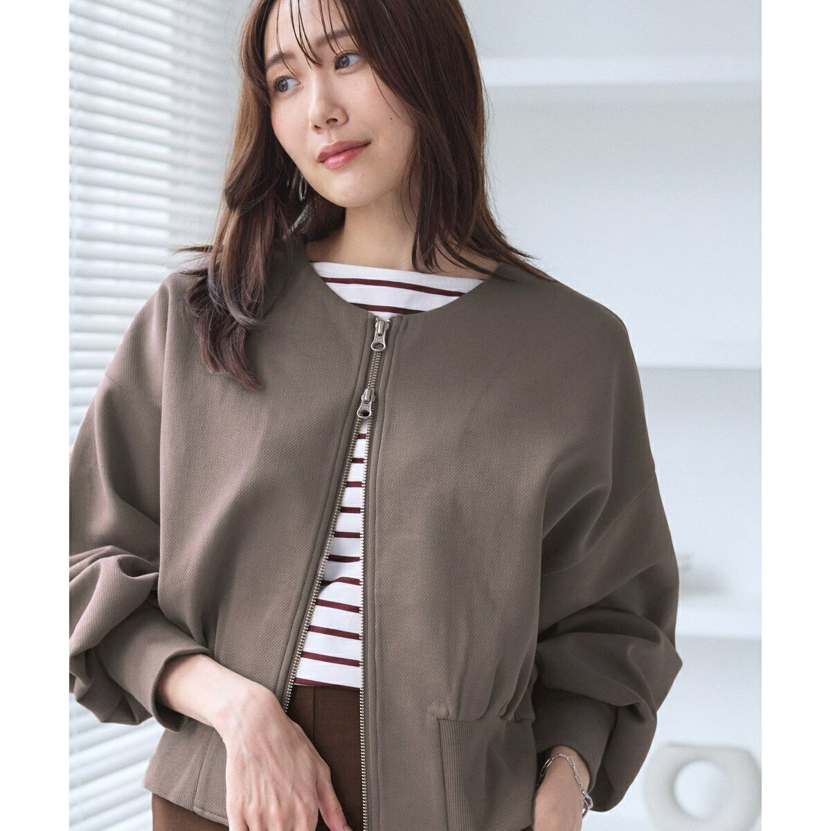 W-ZIPドルマンカットカーディガン／ロペピクニック（ROPE' PICNIC） 0101marui-13020879 丸井(マルイ)楽天市場店 サンプル画像3