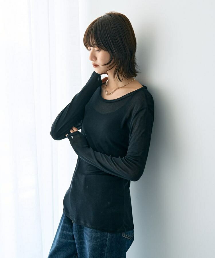 クルーネックシアーインナー／イェッカ ヴェッカ（YECCA VECCA）