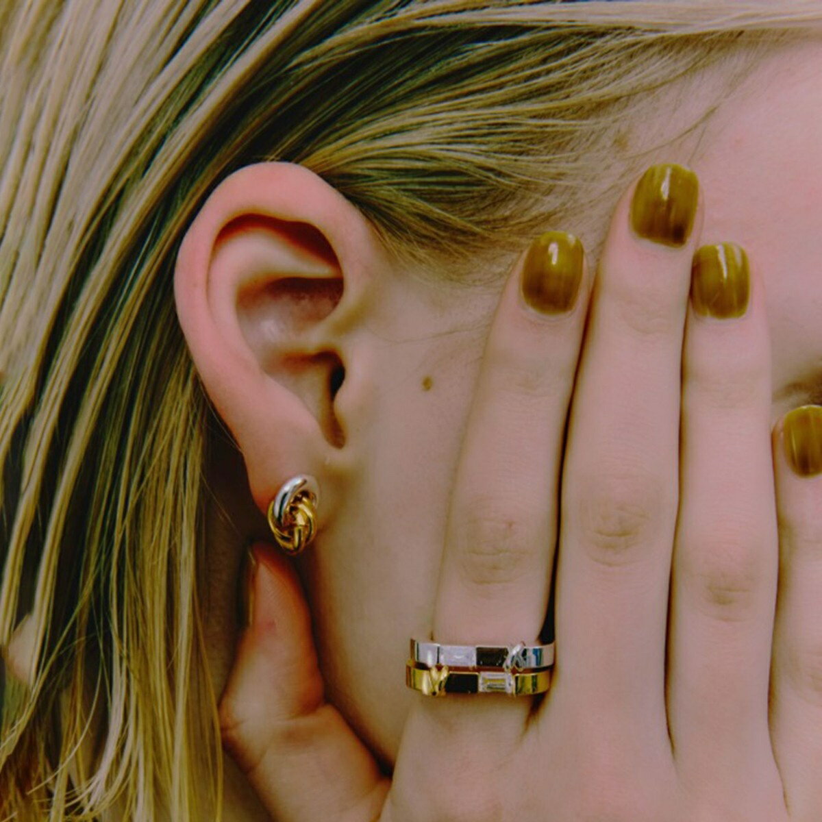 ＜LAPUIS＞Coil Circle ピアス／ビューティー＆ユース ユナイテッドアローズ（BEAUTY＆YOUTH）