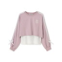 8143213:サイドライン&リボン長袖Tシャツ タンクトップセット/メゾピアノジュニア(mezzo piano junior)