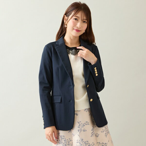 【速乾/防シワ/伸縮性◎】テーラードジャケット／ローズティアラ（Rose Tiara）