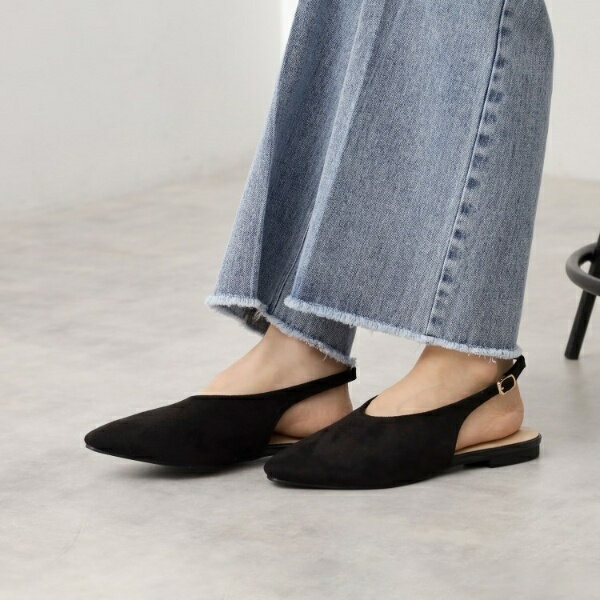 スウェードバックストラップシューズ／ザ ショップ ティーケー（THE SHOP TK）