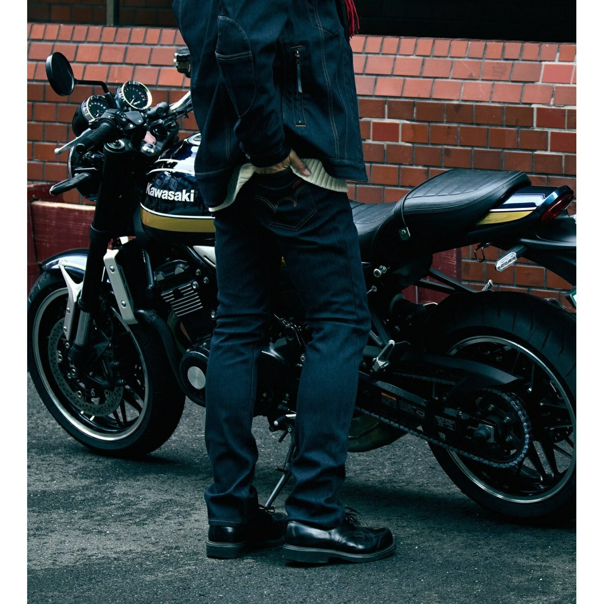 【冬用】バイク用 WILD FIRE ライディングジーンズ デニムパンツ ストレッチ CORDURA／エドウィン（EDWIN）