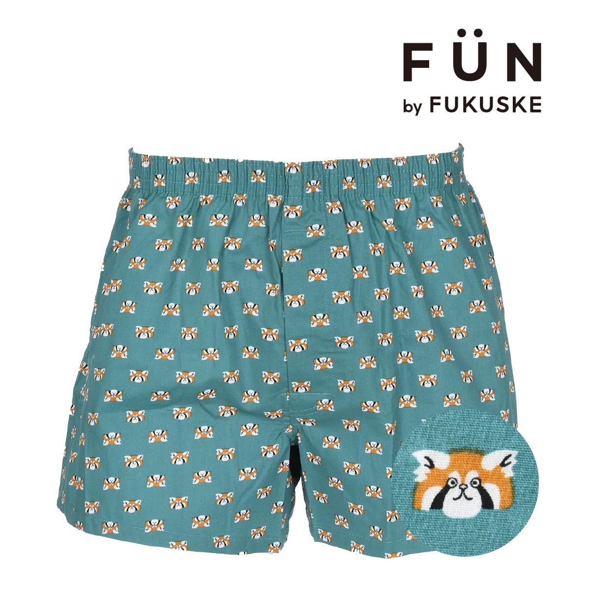 【fukuske FUN(フクスケファン)】 トランクス レッサーパンダ総柄 プリント／フクスケファン（fukuske FUN）