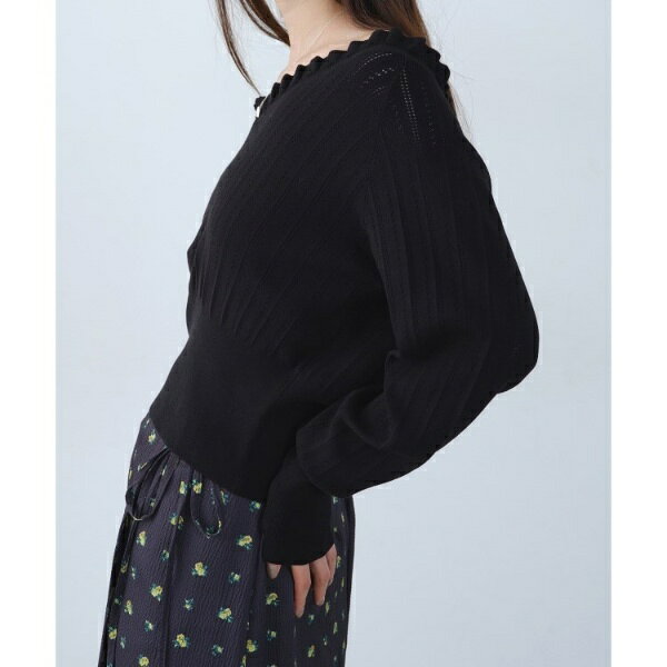 frill design knit／コードエー（CODE A）