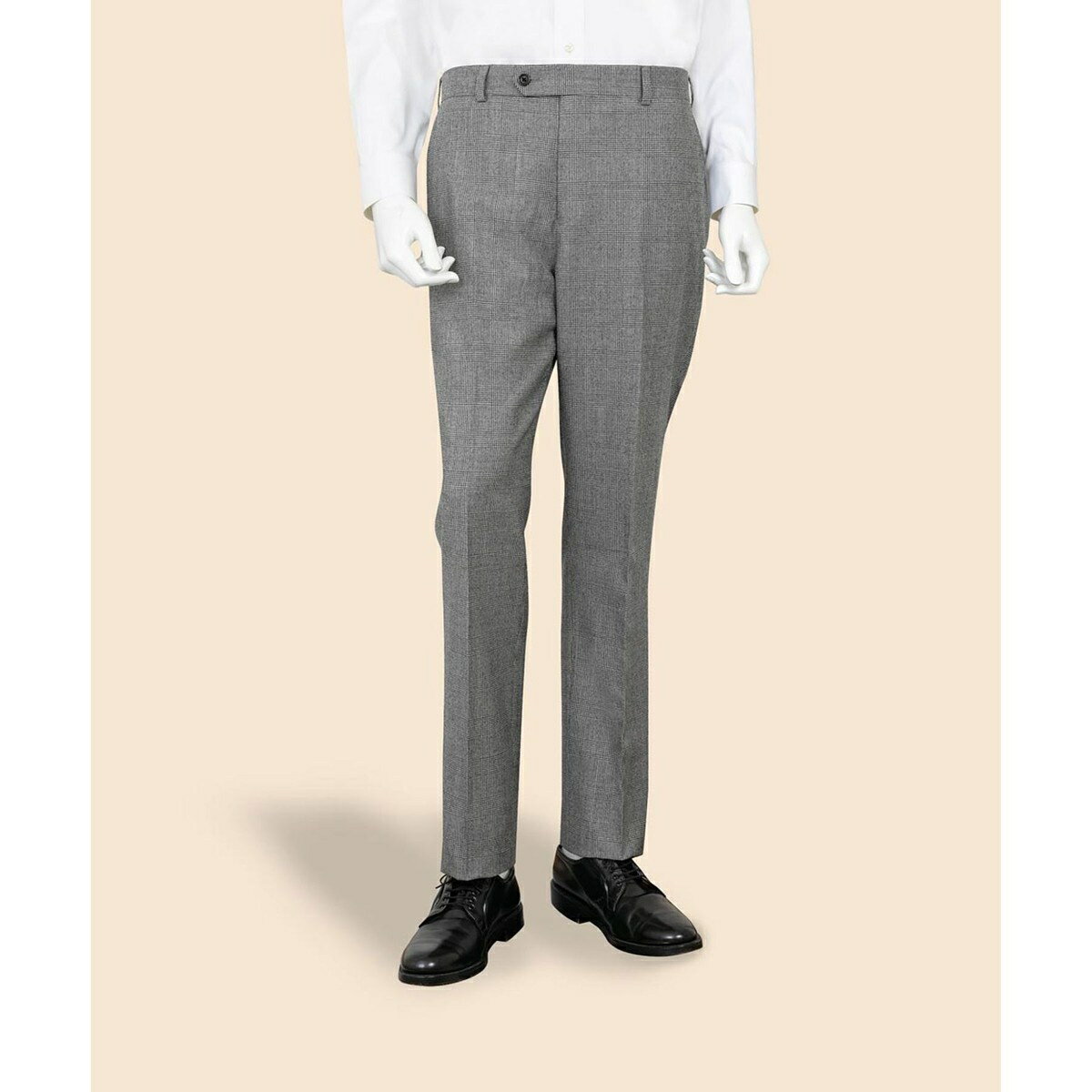 ウール サキソニー グレンチェック プレーンフロント トラウザーズ Classic セレモニー／ブルックスブラザーズ（1枚目）