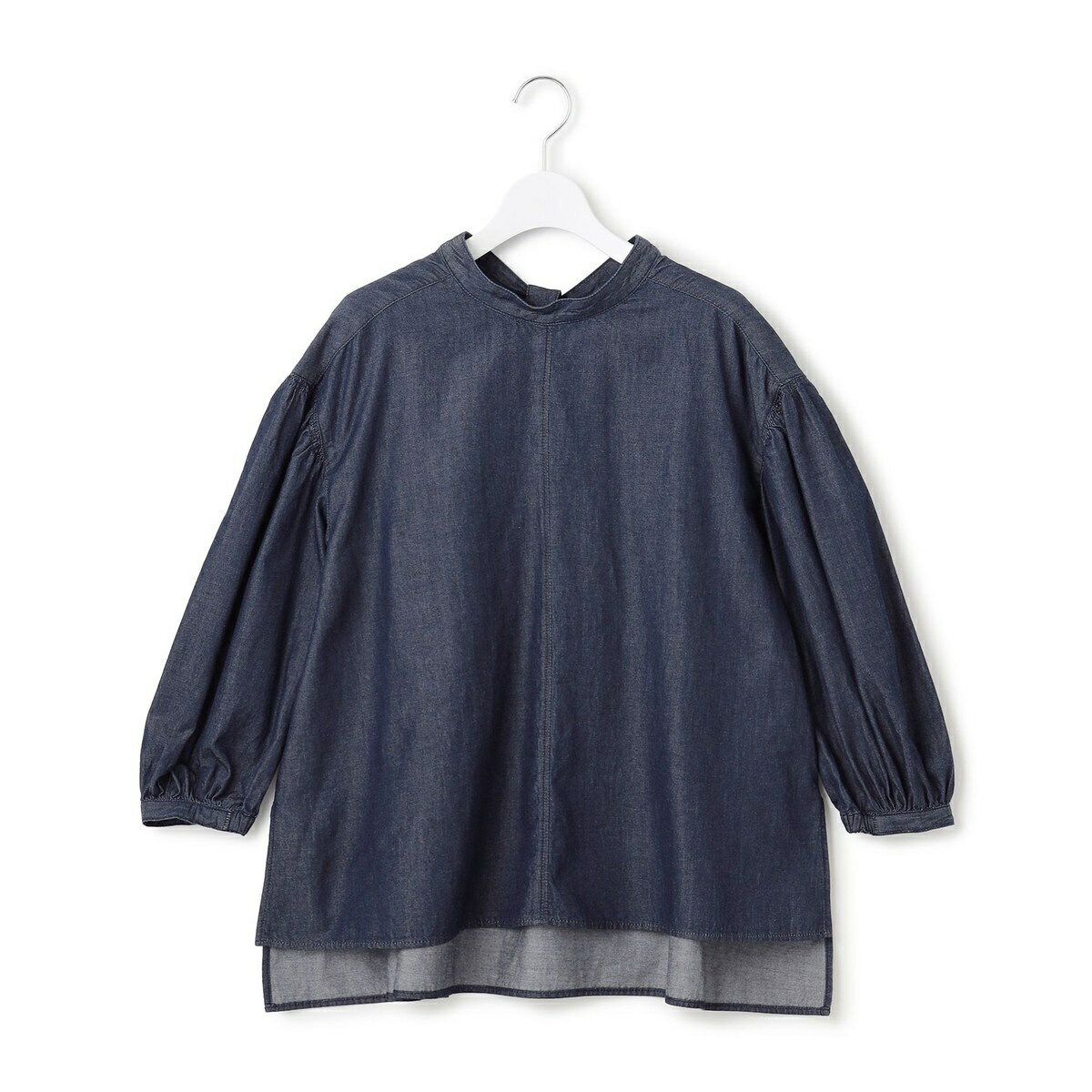 【SLOW/一部店舗限定】ライトオンス デニム バックリボン ブラウス／23区（23KU）