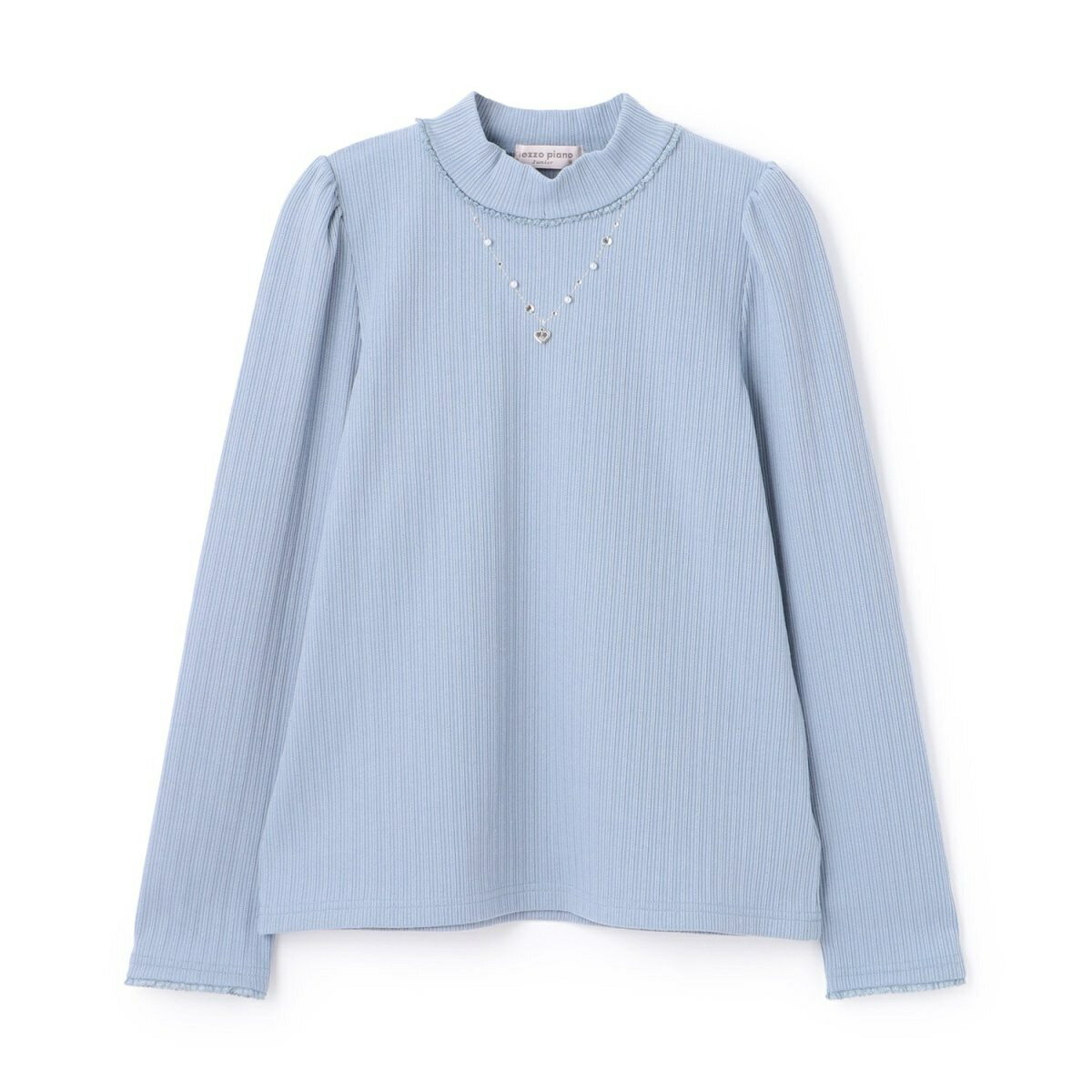 テレコネックレス長袖Tシャツ♪／メゾピアノジュニア（mezzo piano junior）