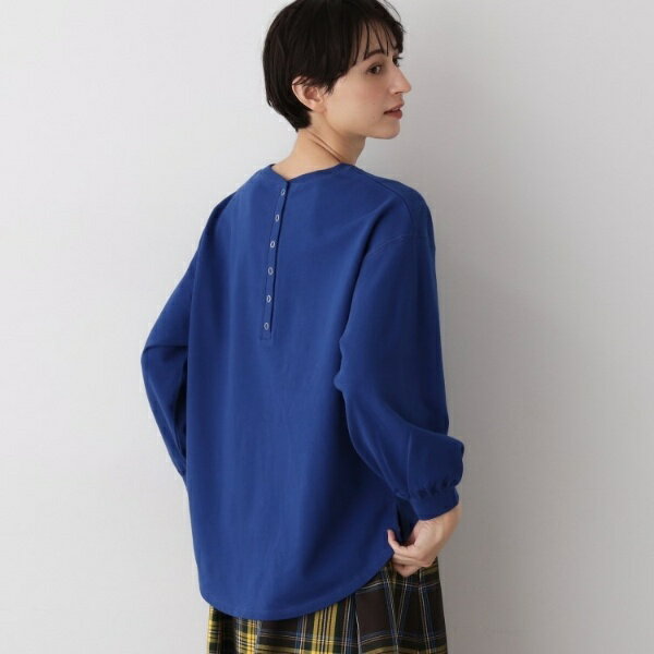 【360度可愛い・洗える】バックヘンリーカットソー／デッサン（Dessin）