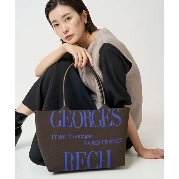ロゴニットトートバッグ／ジョルジュ・レッシュ（GEORGES RECH）