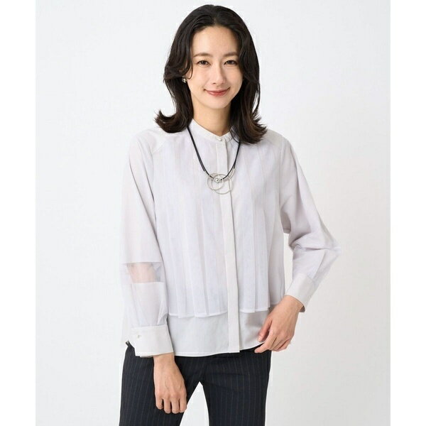 シアーチュールレイヤードブラウス／ジョルジュ・レッシュ（GEORGES RECH）