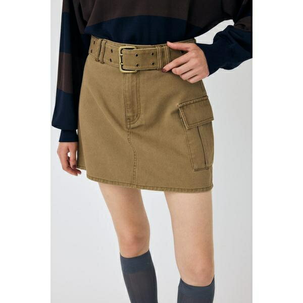 BELT MINI スカート／マウジー（MOUSSY