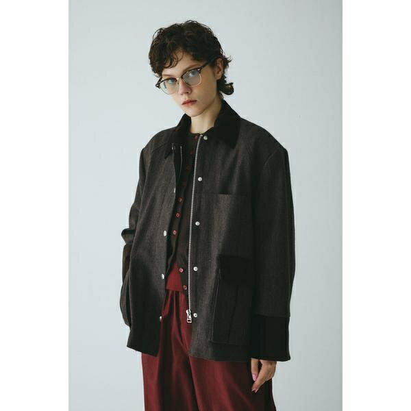 Herringbone loose jacket／ヘリンドットサイ（HeRIN.CYE）