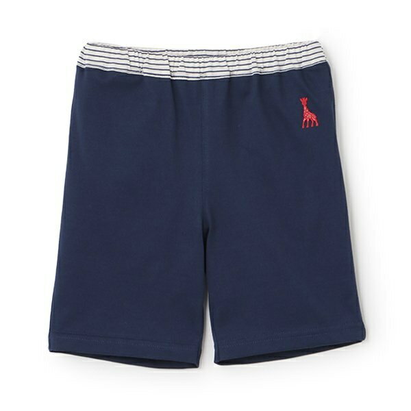 ボーダーポケットハーフパンツ【日本製】／センスオブワンダー（sense of wonder）