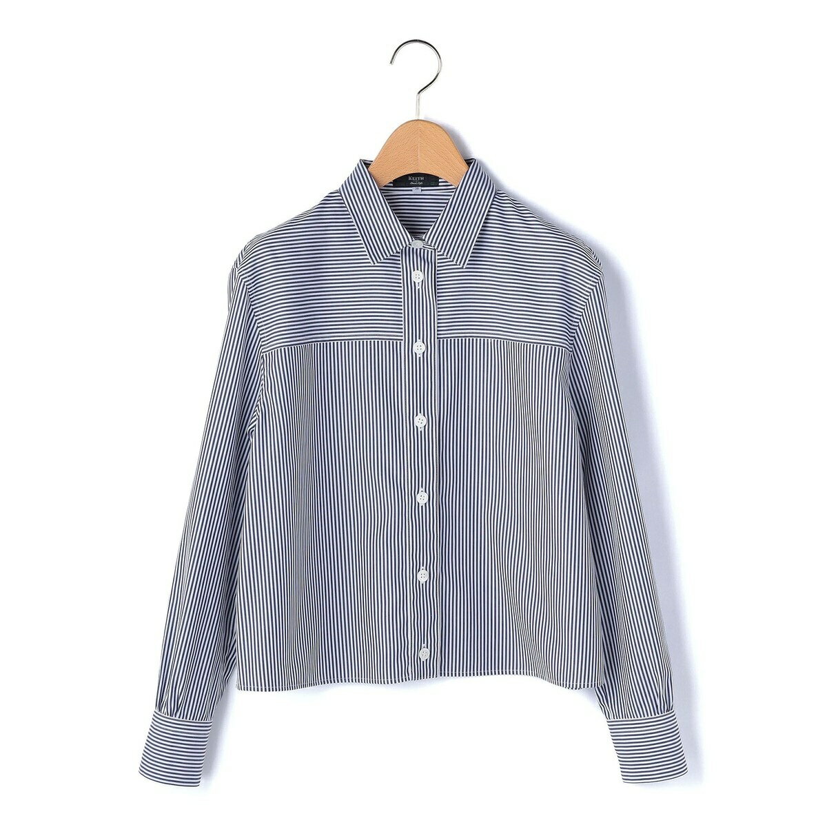 【Lサイズ】ロンドンストライプブラウス／キース（KEITH）