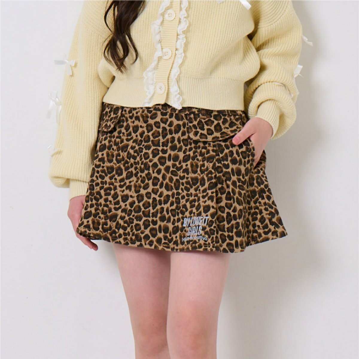 【Cuugal8月号掲載】ベルトつきスカート／バイラビット（by LOVEiT）