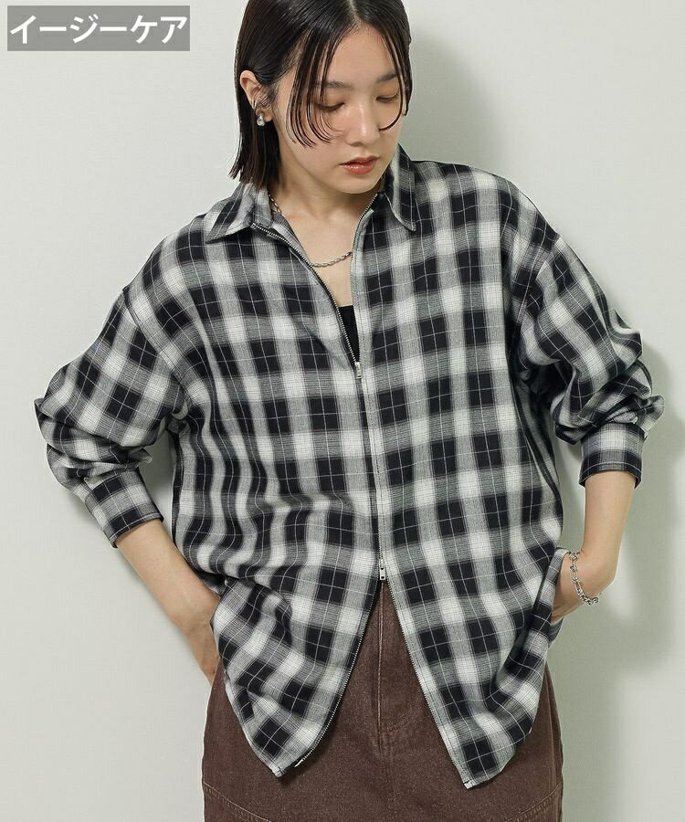 イージーケアアソートZIPシャツ／グリーンパークス（Green Parks）