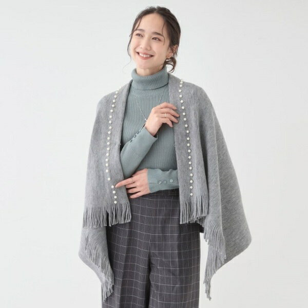 パール調ラインケープ／シューラルー（SHOOLARUE）