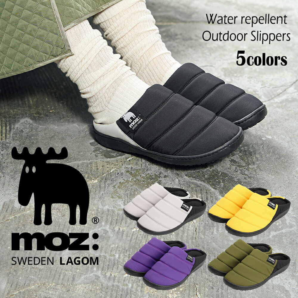 【25秋冬新作】moz カラーブロック スリッポンサンダル／モズ（moz）...