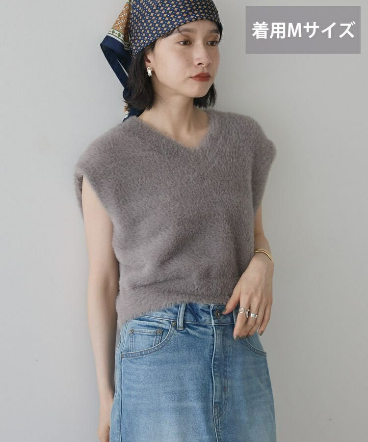 【選べる丈】シャギーニットベスト／アメリカンホリック（AMERICAN HOLIC）のサムネイル