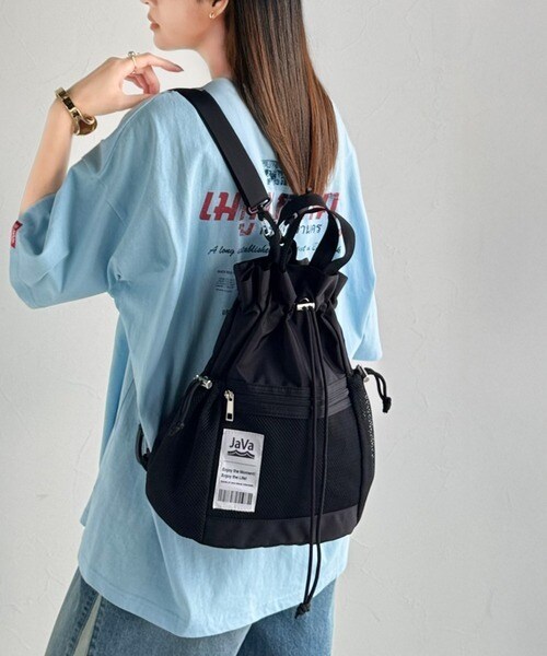 【2025AW新作】《JaVa ジャバコラボ》毎日の相棒バッグ！メッシュ使い巾着2WAYリュック／クラシカルエルフ（Classical Elf）のサムネイル
