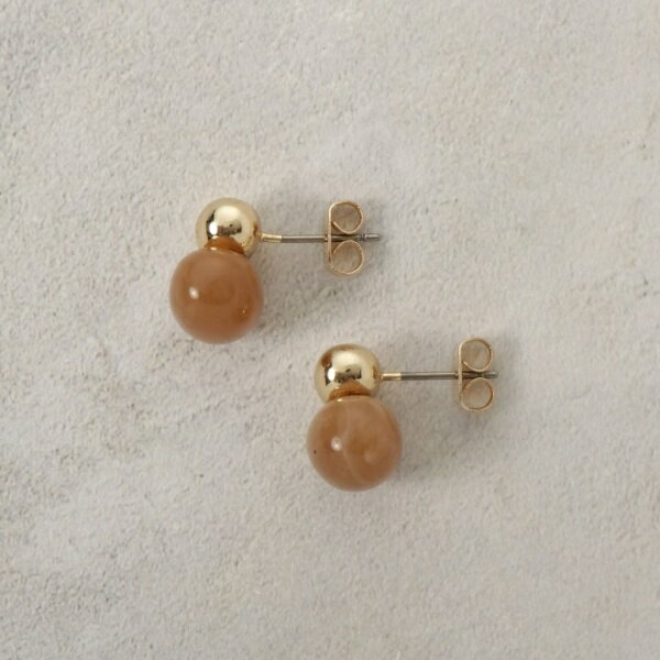 カラー＆フェイクパールアソートピアス／オペークドットクリップ（OPAQUE.CLIP）