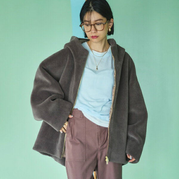 オーバーボアフーディブルゾン／ドゥ アルシーヴ（Doux archives）